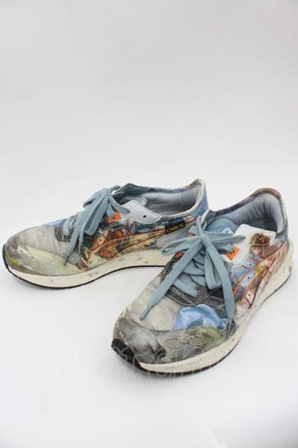 画像3: ヴィヴィアンウエストウッド 中古 / ヴィヴィアンウエストウッド × ASICS TIGERコラボスニーカー 26.5CM 青Ｘ白  I-25-08-30-049-sh-HD-ZI (3)