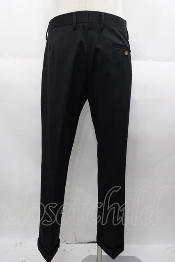 画像7: ヴィヴィアンウエストウッド MAN 中古 / サイドポケットジャケット&パンツセットアップ 50 黒  I-25-08-30-005-op-HD-ZI (7)