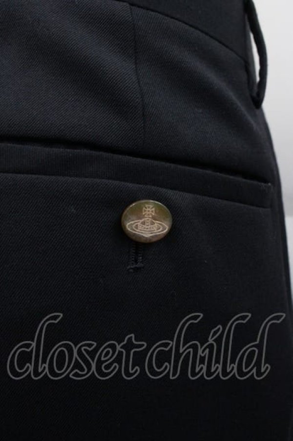 画像8: ヴィヴィアンウエストウッド MAN 中古 / サイドポケットジャケット&パンツセットアップ 50 黒  I-25-08-30-005-op-HD-ZI (8)