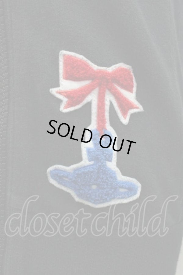 画像3: ヴィヴィアンウエストウッド 中古 / リボンオーブワッペンパーカー 1 黒  I-25-08-30-006-to-HD-ZI (3)