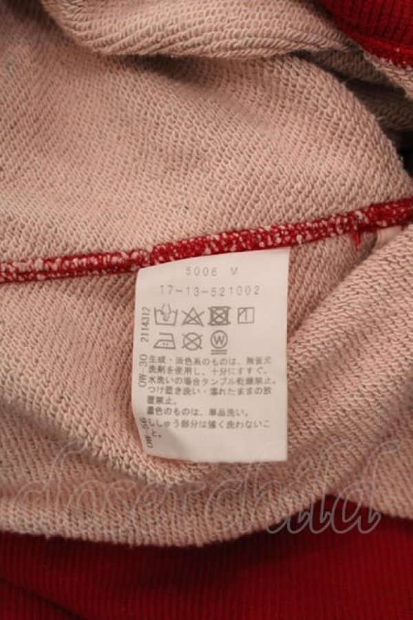 画像4: ヴィヴィアンウエストウッド 中古 / コーマ裏毛スポーツステッチオーブ刺繍スエットワンピース 00 ピンクＸ赤  I-25-08-30-008-op-HD-ZI (4)