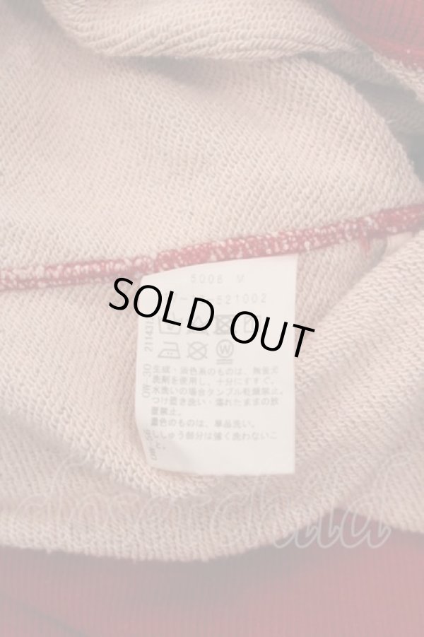 画像4: ヴィヴィアンウエストウッド 中古 / コーマ裏毛スポーツステッチオーブ刺繍スエットワンピース 00 ピンクＸ赤  I-25-08-30-008-op-HD-ZI (4)