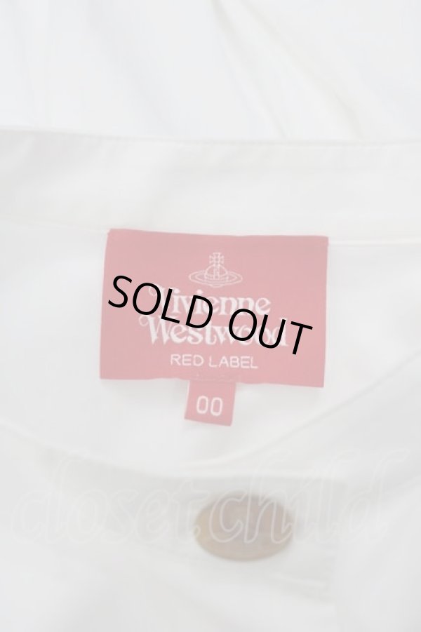画像4: ヴィヴィアンウエストウッド 中古 / オーガニックブロードタックシェイプシャツ 00 白  I-25-08-30-009-bl-HD-ZI (4)