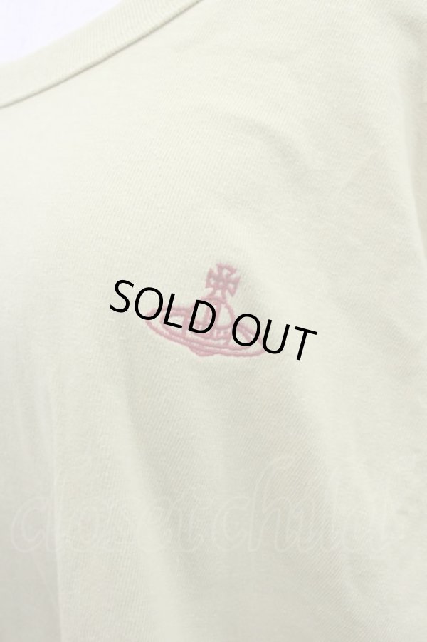 画像3: ヴィヴィアンウエストウッド 中古 / メッシュ切替単色オーブ刺 トップス 00 ライトグリーン  I-25-08-30-011-to-HD-ZI (3)