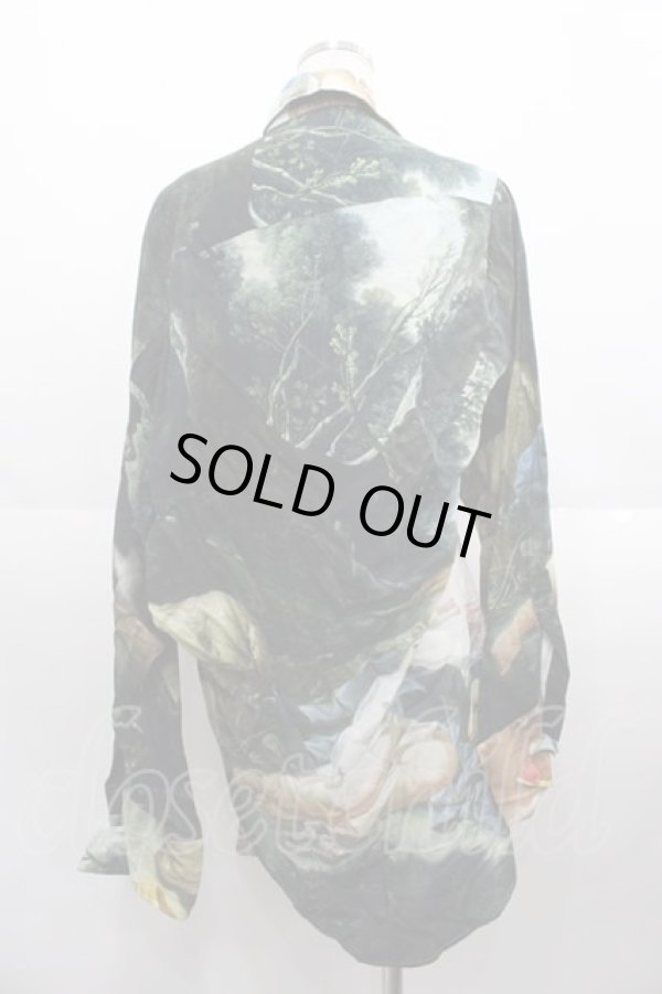 画像2: ヴィヴィアンウエストウッド 中古 / BOUCHER CHAOS シャツ  グリーン  I-25-08-30-012-bl-HD-ZI (2)