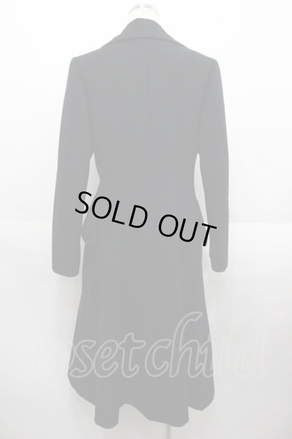 画像2: ヴィヴィアンウエストウッド 中古 / 3ツボタンロングコート 02 黒  I-25-08-30-015-co-HD-ZI (2)