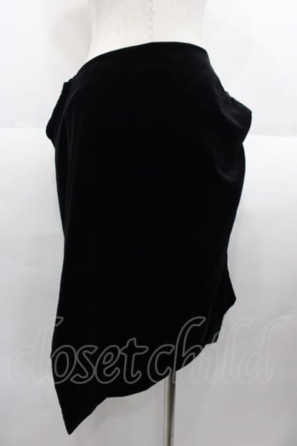 画像2: ヴィヴィアンウエストウッド 中古 / 別珍スカート 2 黒  I-25-08-30-020-sk-HD-ZI (2)