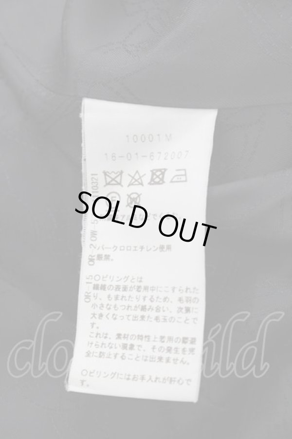 画像5: ヴィヴィアンウエストウッド 中古 / ウールメルトンマフラー付キAラインコート 2 ブラック  I-25-09-17-021-co-HD-ZI (5)