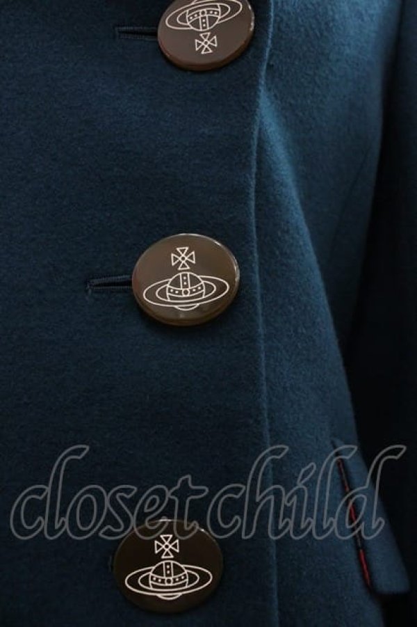 画像3: ヴィヴィアンウエストウッド 中古 / Pコート 2 グリーン  I-25-09-17-022-co-HD-ZI (3)