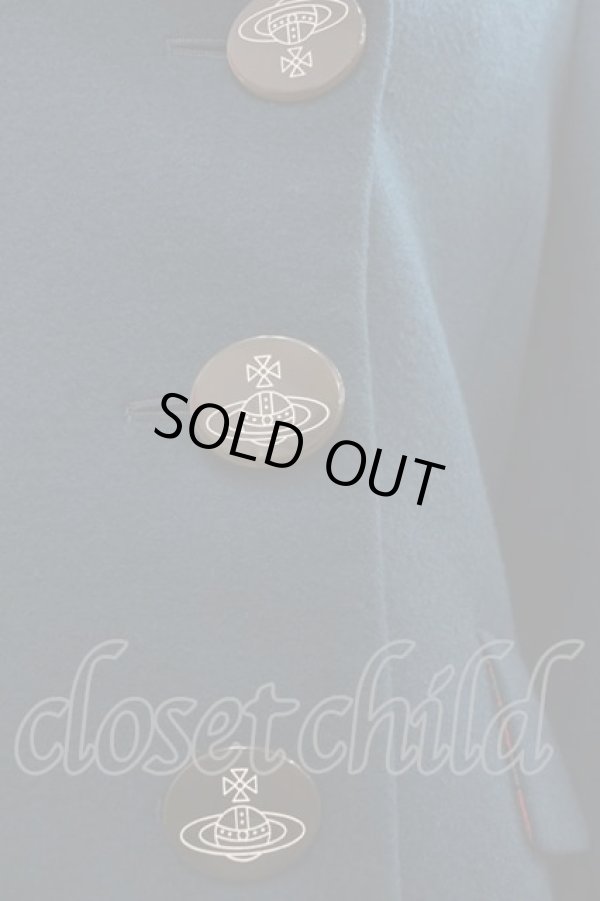 画像3: ヴィヴィアンウエストウッド 中古 / Pコート 2 グリーン  I-25-09-17-022-co-HD-ZI (3)