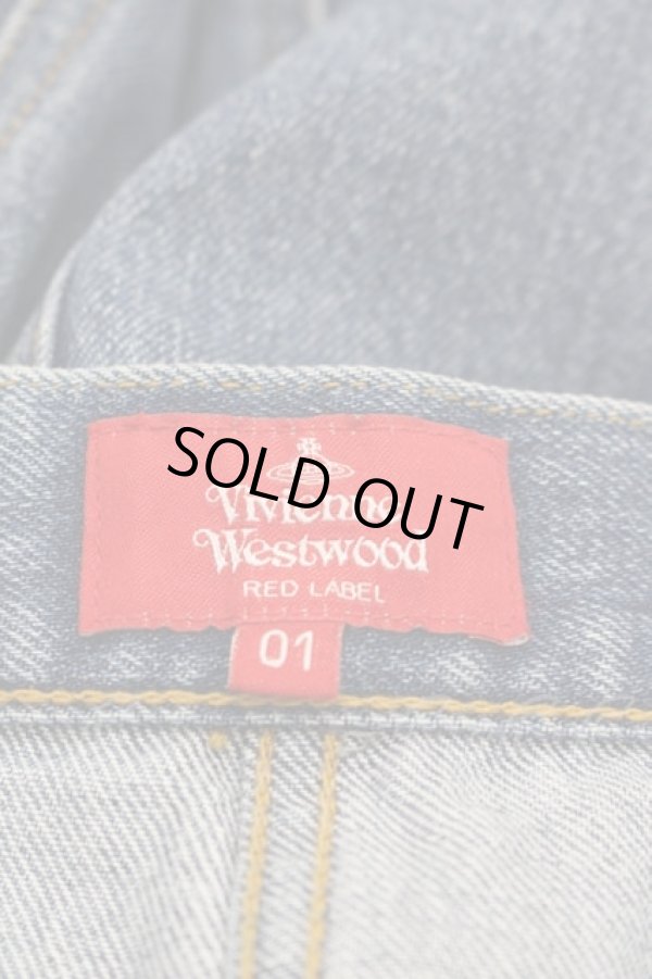 画像5: ヴィヴィアンウエストウッド 中古 / 後ロポケット刺繍デニムスカート 01 青デニム  I-25-09-17-024-sk-HD-ZI (5)