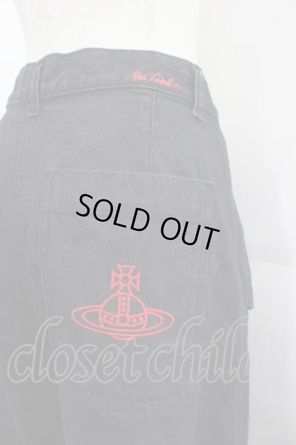 画像3: ヴィヴィアンウエストウッド 中古 / オーガニックデニムパンツ 01 黒デニム  I-25-09-17-027-pa-HD-ZI (3)