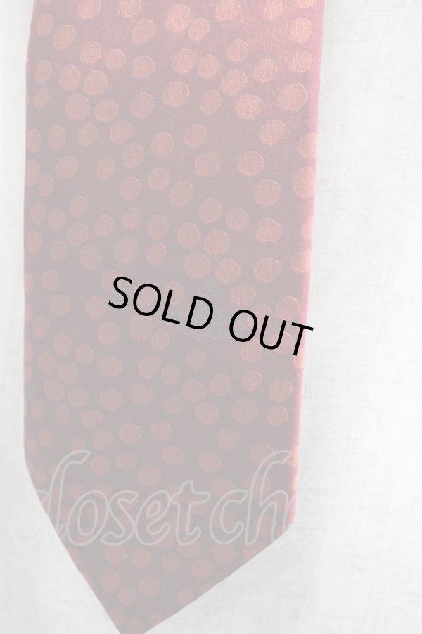 画像3: ヴィヴィアンウエストウッド MAN 中古 / ドットネクタイ  赤  I-25-09-17-030-gd-HD-ZI (3)