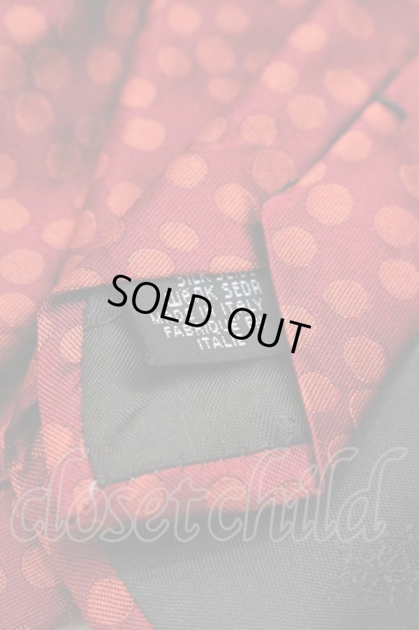 画像5: ヴィヴィアンウエストウッド MAN 中古 / ドットネクタイ  赤  I-25-09-17-030-gd-HD-ZI (5)