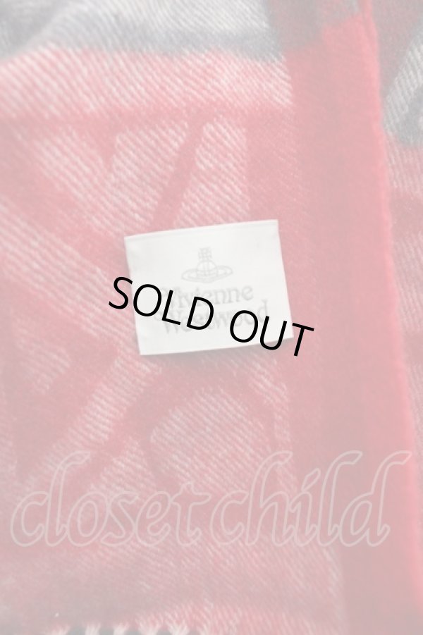 画像4: ヴィヴィアンウエストウッド 中古 / オーブブロックストール  グレーX赤  I-25-09-17-031-gd-HD-ZI (4)