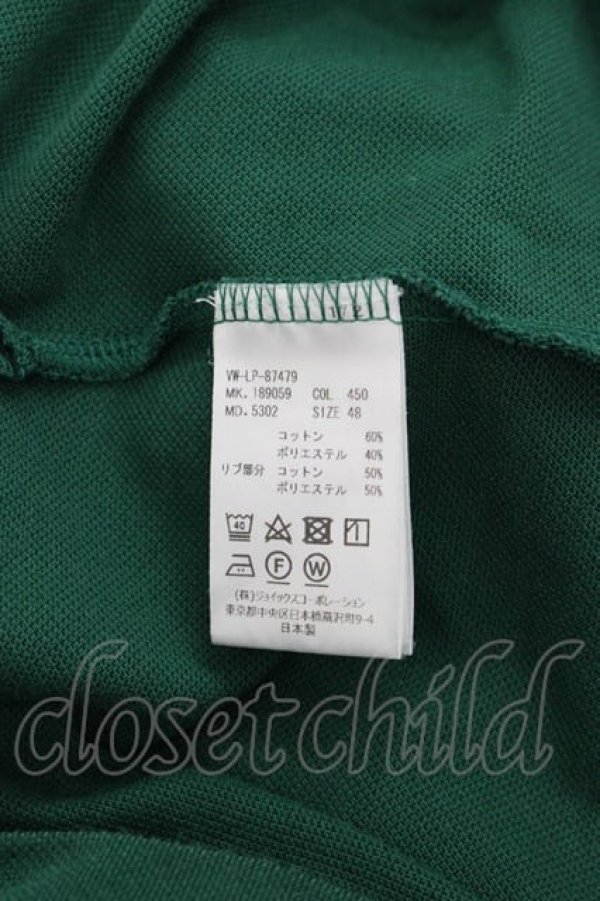 画像5: ヴィヴィアンウエストウッド MAN 中古 / オーブ刺繍半袖ポロシャツ 48 グリーン  I-25-09-17-003-to-HD-ZI (5)