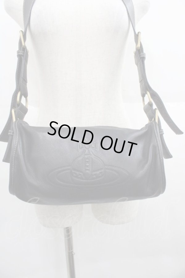 画像2: ヴィヴィアンウエストウッド 中古 / acordショルダーバッグ  黒  I-25-09-17-036-ba-HD-ZI (2)