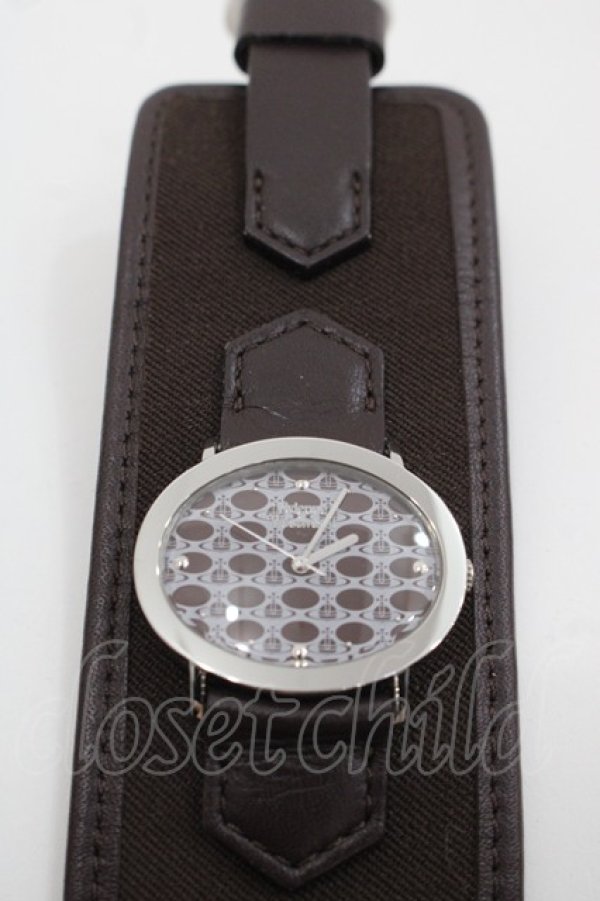 画像3: ヴィヴィアンウエストウッド 中古 / レザー腕時計  ブラウン  I-25-09-17-043-gd-HD-ZI (3)