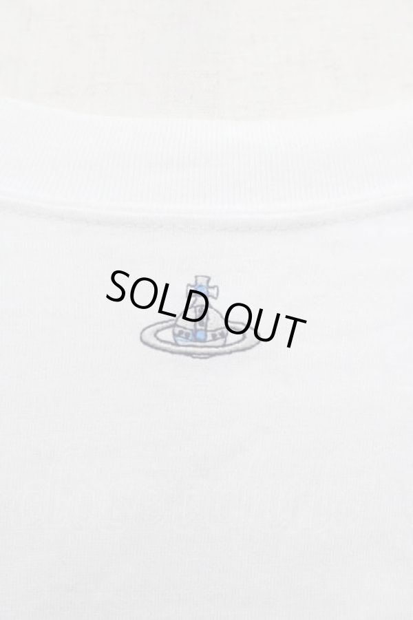 画像3: ヴィヴィアンウエストウッド MAN 中古 / 単色オーブ刺 半袖Tシャツ  ホワイト  I-25-09-17-001-ts-HD-ZI (3)