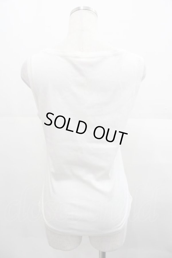 画像2: ヴィヴィアンウエストウッド 中古 / 単色オーブ刺 タンクトップ 3 ホワイト  I-25-09-17-010-to-HD-ZI (2)