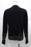 画像2: ヴィヴィアンウエストウッド 中古 / 単色オーブ刺 Vネックカーディガン 3 ブラック  I-25-09-17-011-to-HD-ZI (2)