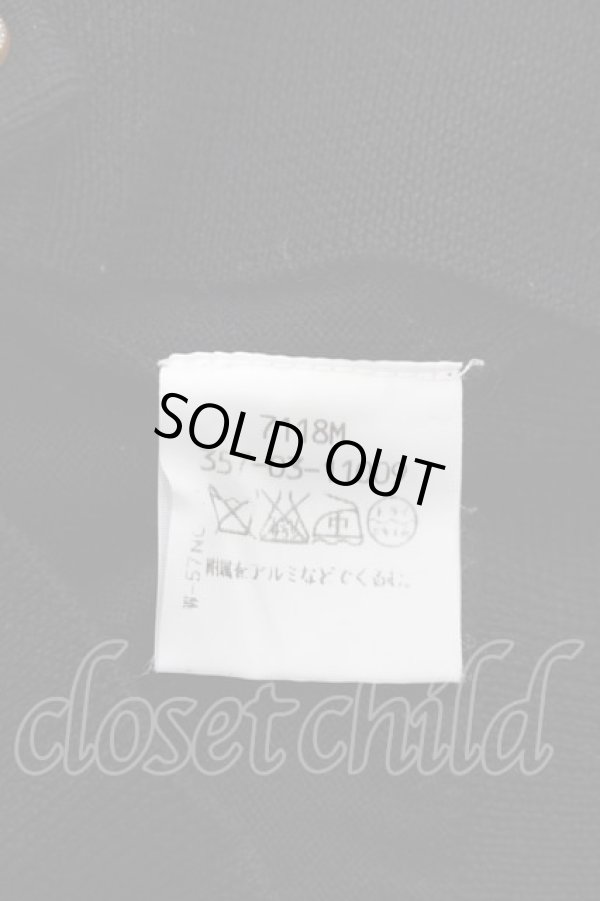 画像6: ヴィヴィアンウエストウッド 中古 / 単色オーブ刺 Vネックカーディガン 3 ブラック  I-25-09-17-011-to-HD-ZI (6)