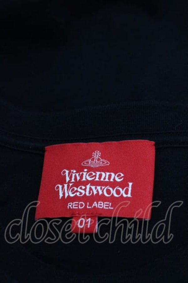 画像4: ヴィヴィアンウエストウッド 中古 / プレシャスキティTシャツ  黒Xブラウン  I-25-09-17-012-to-HD-ZI (4)