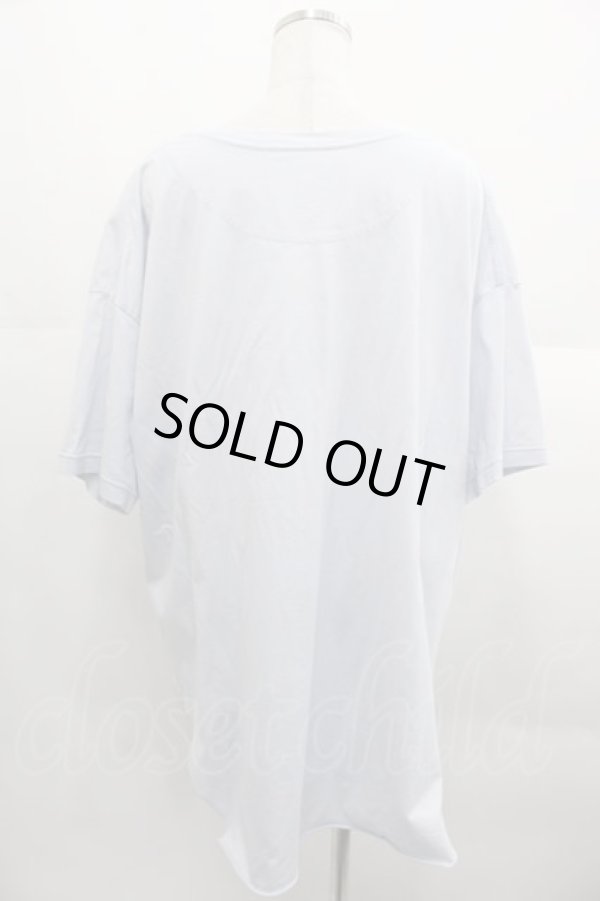 画像2: ヴィヴィアンウエストウッド 中古 / オーガニック天笠ペインティングバニーラウンドヘムTシャツ 00 サックス  I-25-09-17-013-to-HD-ZH (2)