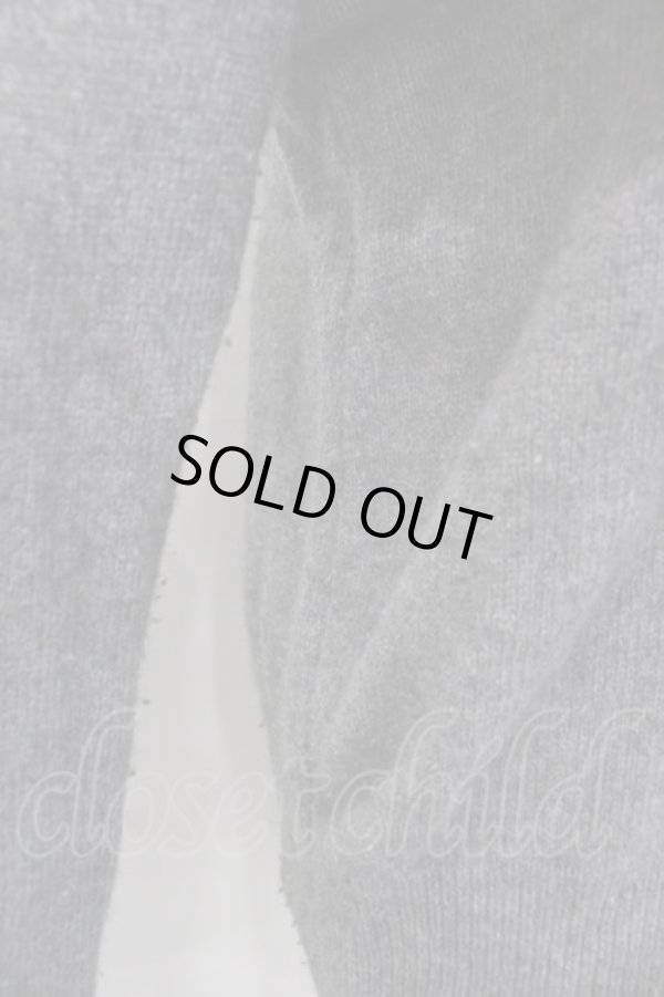 画像3: ヴィヴィアンウエストウッド 中古 / ハートフリルニットトップス 00 グレー  I-25-09-17-014-to-HD-ZI (3)