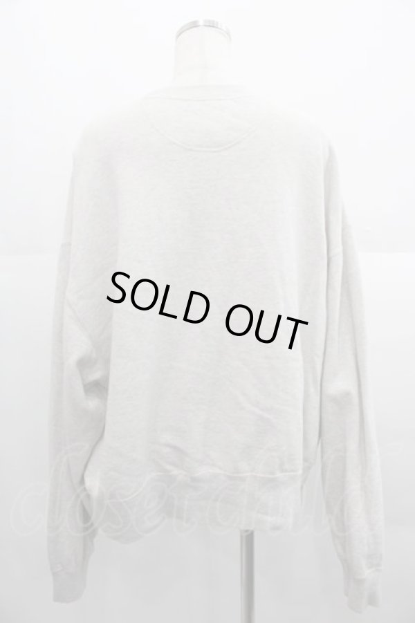 画像2: ヴィヴィアンウエストウッド 中古 / オーガニック裏毛PAINTING BUNNYクルーネックトップ 00 グレー  I-25-09-17-015-to-HD-ZI (2)