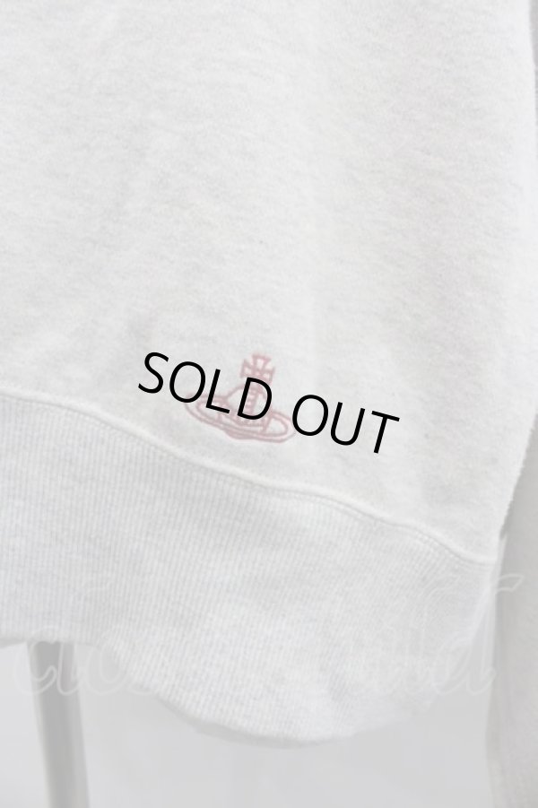 画像4: ヴィヴィアンウエストウッド 中古 / オーガニック裏毛PAINTING BUNNYクルーネックトップ 00 グレー  I-25-09-17-015-to-HD-ZI (4)