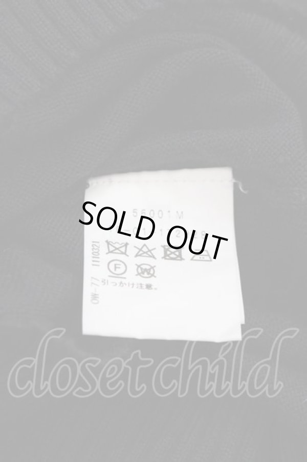 画像5: ヴィヴィアンウエストウッド 中古 / ハートモチーフニット 2 ブラック  I-25-09-17-017-to-HD-ZI (5)