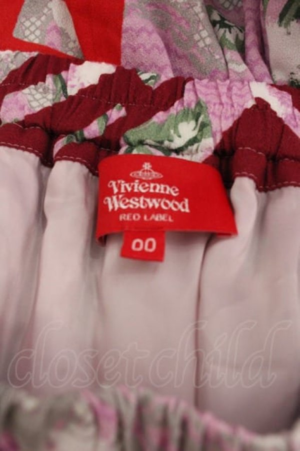 画像3: ヴィヴィアンウエストウッド 中古 / Blizzard Printスカート 00 ピンク  I-25-10-22-025-to-HD-ZI (3)