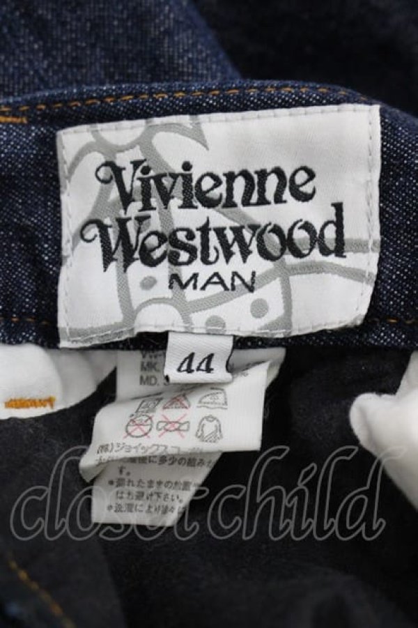 画像5: ヴィヴィアンウエストウッド MAN 中古 / 裾スポット柄デニムパンツ 44 デニム  I-25-10-22-003-pa-HD-ZI (5)