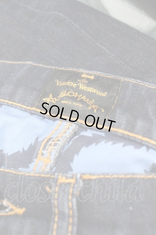 画像3: ANGLOMANIA 中古 / オーブステッチデニムパンツ 28 紺デニム  I-25-10-22-030-pa-HD-ZI (3)