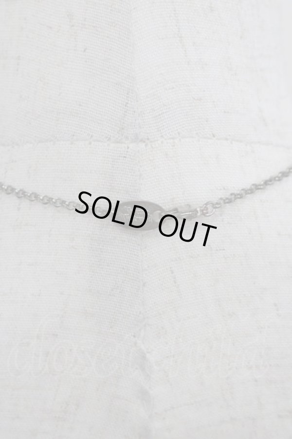 画像3: ヴィヴィアンウエストウッド 中古 / ディアマンテハートスタッドネックレス  シルバー  I-25-10-22-034-nl-HD-ZI (3)