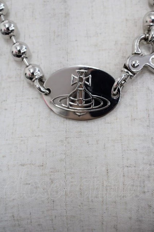 Vivienne Westwood｜プレートチェーンチョーカー　シルバー ヴィヴィアン プレートチェーンチョーカー ネックレス