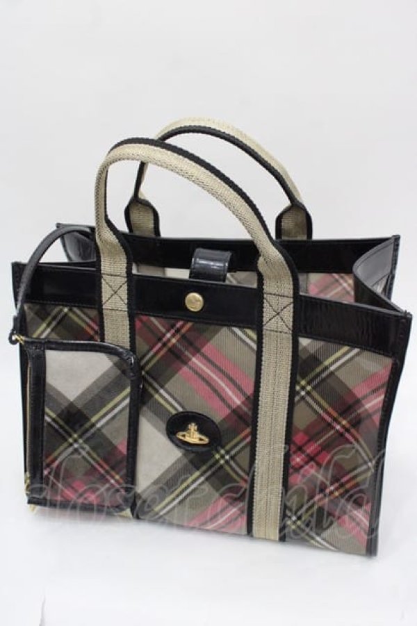 画像4: ヴィヴィアンウエストウッド 中古 / BAダービークリアバッグ  ニューエキシビション  I-25-10-22-040-ba-HD-ZI (4)