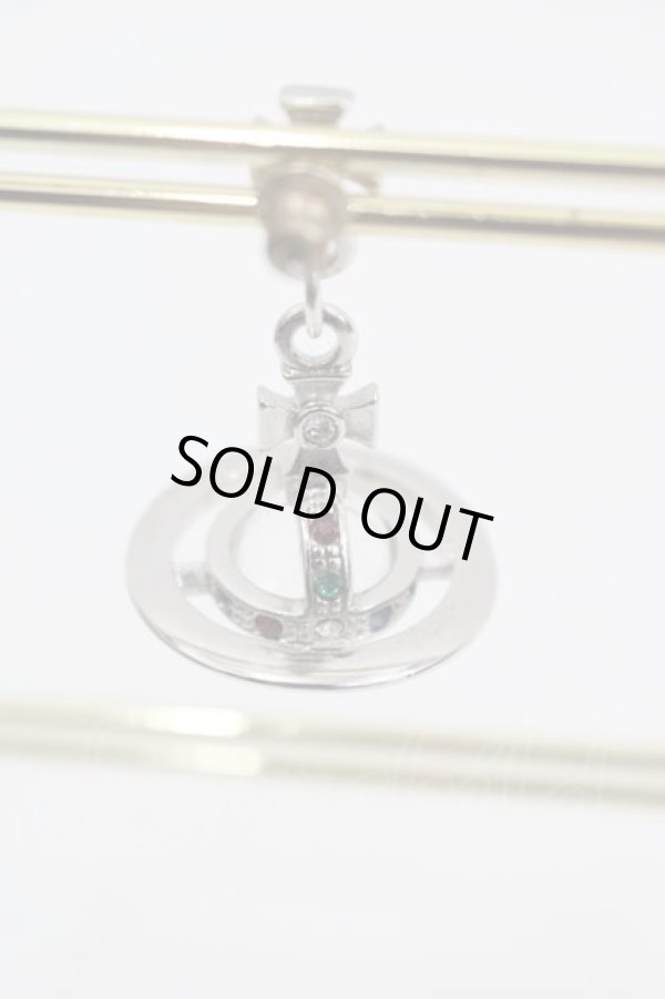 画像2: ヴィヴィアンウエストウッド 中古 / タイニーオーブピアス【片方ノミ】  シルバー  I-25-10-22-043-er-HD-ZI (2)