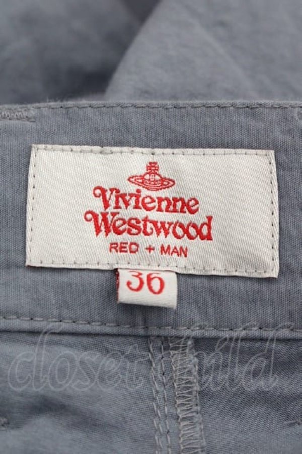 画像6: ヴィヴィアンウエストウッド 中古 / BADGES INTERGALACTIC TROUSERS 36 青  I-25-10-22-004-pa-HD-ZI (6)