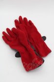 画像2: ヴィヴィアンウエストウッド 中古 / レザーベルト切替グローブ  ブラウンＸ赤  I-25-10-22-047-gd-HD-ZI (2)