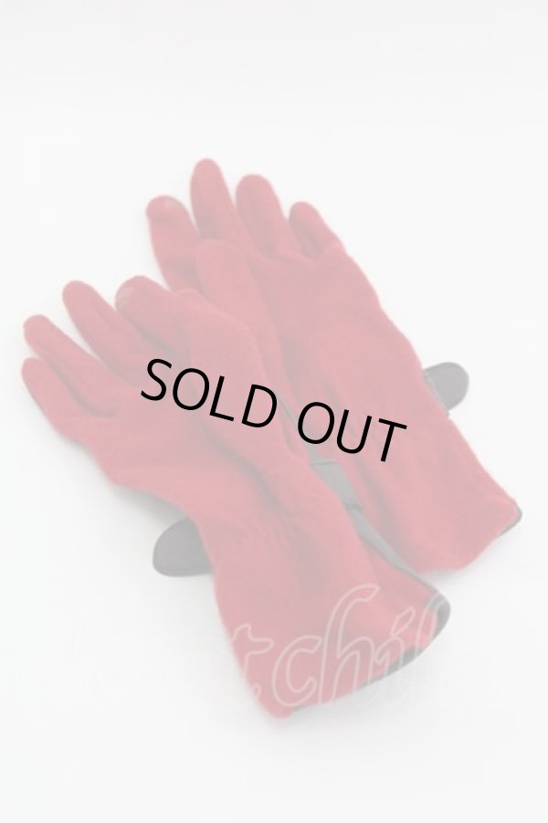 画像2: ヴィヴィアンウエストウッド 中古 / レザーベルト切替グローブ  ブラウンＸ赤  I-25-10-22-047-gd-HD-ZI (2)