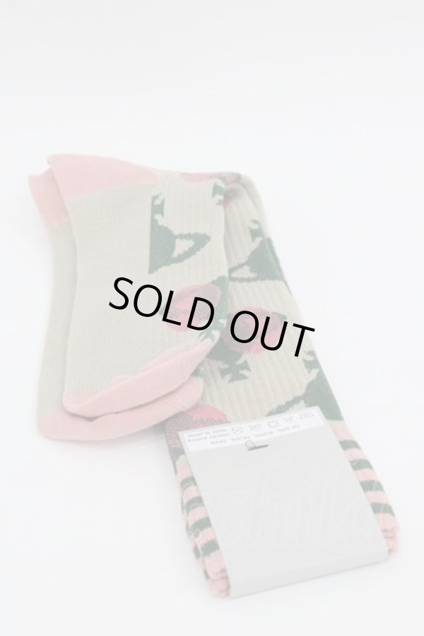 画像2: ヴィヴィアンウエストウッド 中古 / オーブドットハイソックス  ベージュ  I-25-10-22-049-gd-HD-ZI (2)