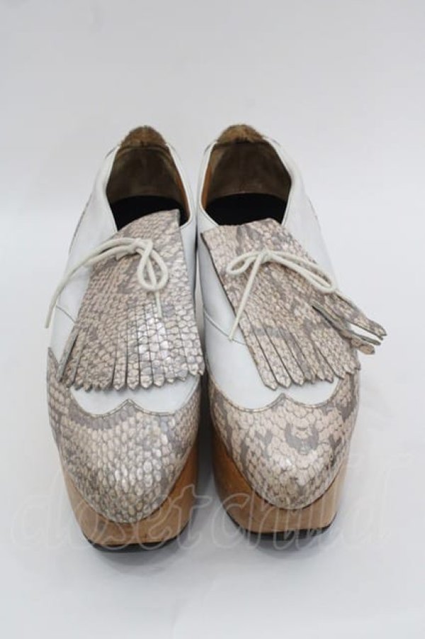 ヴィヴィアンウエストウッド　ロッキンホース　希少　パイソン柄　極美品　25㎝ ヴィヴィアンウエストウッド ロッキンホース 希少 パイソン柄 極