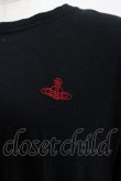 画像4: ヴィヴィアンウエストウッド 中古 / 単色オーブ刺繍変形カットソー  黒  I-25-10-22-008-to-HD-ZI (4)