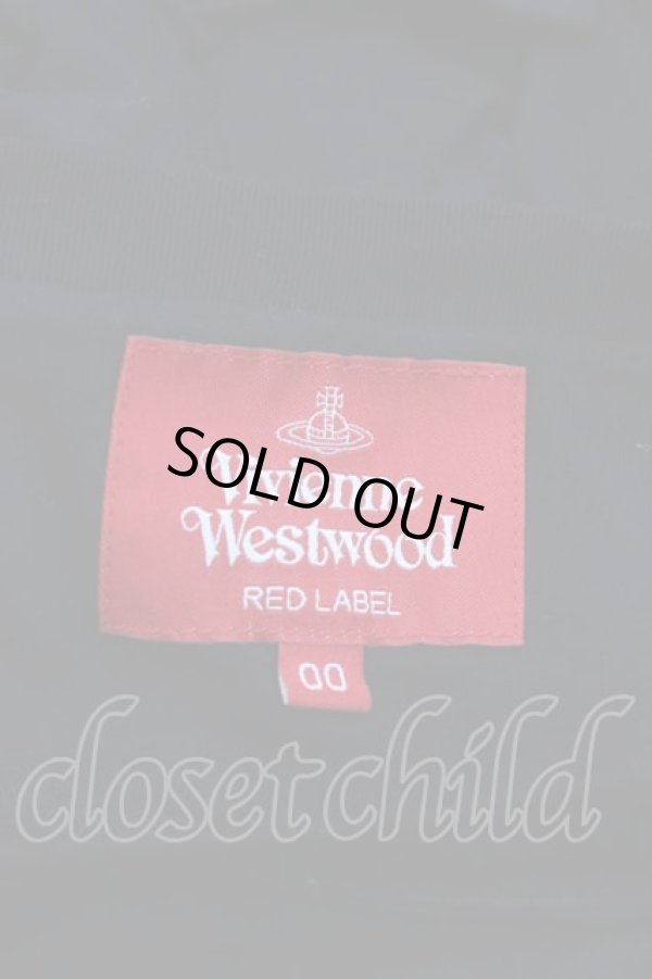 画像5: ヴィヴィアンウエストウッド 中古 / 単色オーブ刺繍変形カットソー  黒  I-25-10-22-008-to-HD-ZI (5)