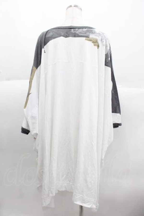 画像2: ANGLOMANIA 中古 / プリントBIG TEE 38 黒Ｘ白  I-25-10-22-009-to-HD-ZI (2)