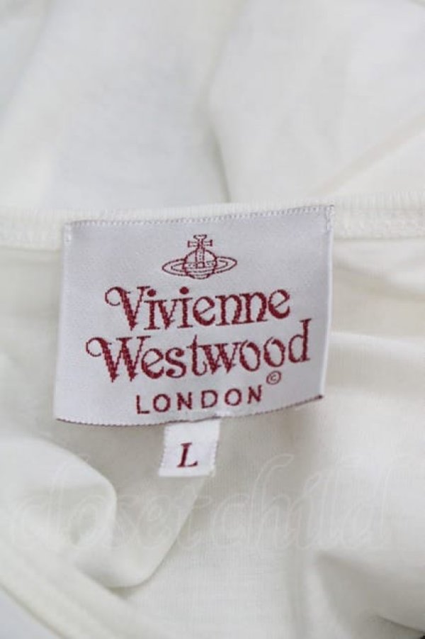 画像5: ヴィヴィアンウエストウッド 中古 / TWIN EAGLES Tシャツ L 白Ｘ黒  I-25-10-22-010-to-HD-ZI (5)