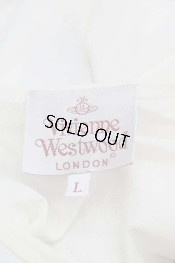 画像5: ヴィヴィアンウエストウッド 中古 / TWIN EAGLES Tシャツ L 白Ｘ黒  I-25-10-22-010-to-HD-ZI (5)