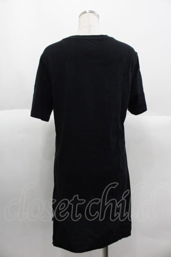 画像2: ANGLOMANIA 中古 / オーブプリント半袖カットソー S 黒  I-25-10-22-011-to-HD-ZI (2)